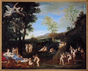 Le repos de Venus et de Vulcain - odpočinek Venuše a Vulkánu ... od Francesco Albani