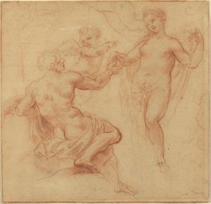 Paříž uděluje jablko Venuši od Francesco Albani