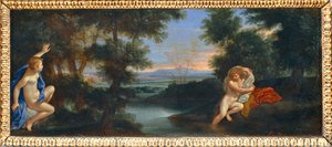 Salmacis et Hermaphrodite - Salmacis a Hermafrodit... od Francesco Albani