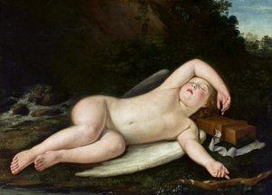 Spící Eros od Francesco Albani