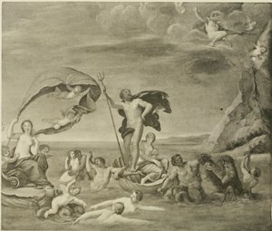 Námořní říše, Neptun a Amfitríta od Francesco Albani