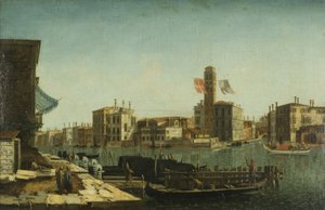 Pohled na Canal Grande, Benátky, cca 1743 (olej na plátně)