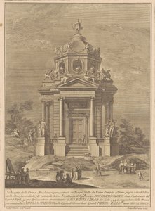 Prima Macchina pro Čínu z roku 1782: Chrám Janus..., 1782. od Francesco Barbazza