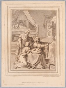 Narození Pyrrhuse od Francesco Bartolozzi