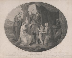 Coriolanus: Bůh vojáků, k hanbě nezranitelný... Shakespeare, Cori..., 3. listopadu 1785. od Francesco Bartolozzi