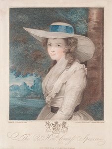 hraběnka Spencerová od Francesco Bartolozzi