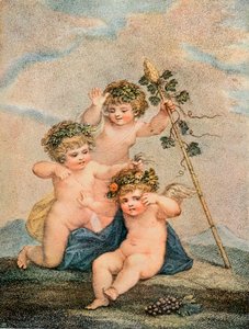 Cupids, c18. století od Francesco Bartolozzi