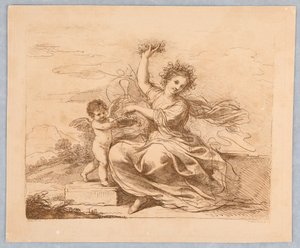 Flora s Amorem od Francesco Bartolozzi