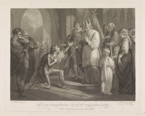 Johanka z Arku přijímá posvěcený prapor Johanka z Arku Maid of Orleans přijímá posvěcený prapor (titul na předmětu)