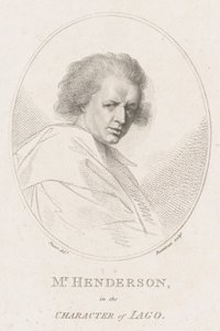 John Henderson, v postavě Iaga Shakespeara Othello, 1786. od Francesco Bartolozzi