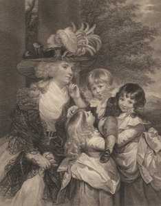 Lady Smith a její děti, 15. března 1789. od Francesco Bartolozzi