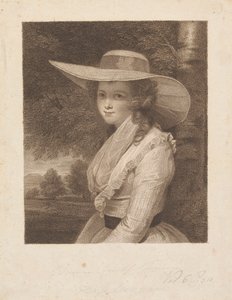 Lavinia Spencer (rozená Bingham), hraběnka Spencer od Francesco Bartolozzi