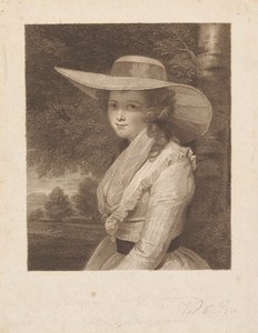 Lavinia Spencer (rozená Bingham), hraběnka Spencer od Francesco Bartolozzi