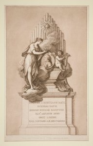 Památník Johanna Christiana Bacha od Francesco Bartolozzi