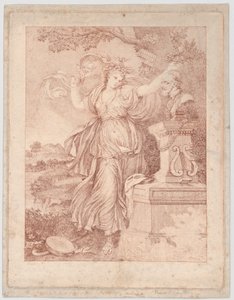 Paní Abingtonová jako Thalia, 1783. od Francesco Bartolozzi
