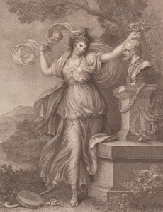 Paní Abingtonová jako Thalia, 20. srpna 1783. od Francesco Bartolozzi