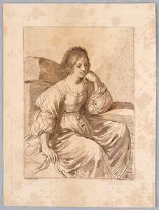Portrét dámy od Francesco Bartolozzi