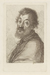 Portrét vousatého muže od Francesco Bartolozzi