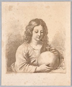 Salvator Mundi s glóbem a křížem od Francesco Bartolozzi