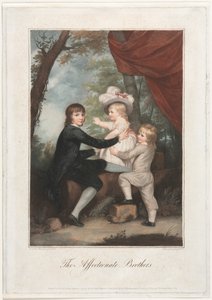Milující bratři The Lamb Children, 1791. od Francesco Bartolozzi