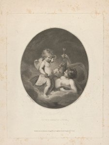 Venus Childing Cupid od Francesco Bartolozzi