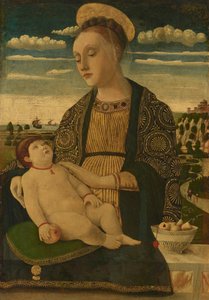 Madonna a dítě od Francesco Benaglio