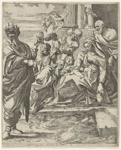Klanění králů od Francesco Brizio (attributed to)