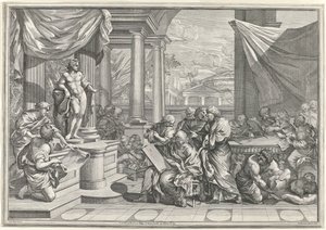 kreslířská akademie od Francesco Faraone Aquila