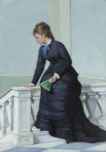 Žárlivec, asi 1875-78 (olej na desce) od Francesco Folli