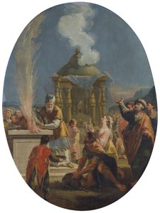 Áronova oběť, autor: Francesco Fontebasso od Francesco Fontebasso