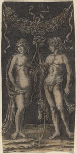 Herkules a Deianira od Francesco Francia or Peregrino da Cesena