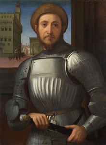 Portrét muže v brnění, c. 1510
