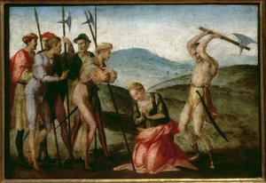 Umučení světice (panel) od Francesco Granacci