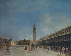 Piazza San Marco, konec 1760. od Francesco Guardi