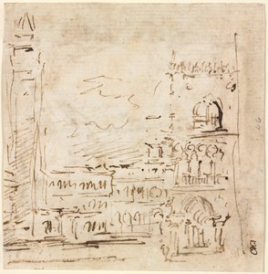 Piazza San Marco s Dóžecím palácem, 1773-1778. od Francesco Guardi