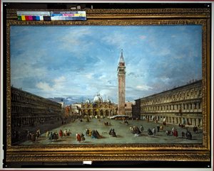 Náměstí svatého Marka, Benátky od Francesco Guardi