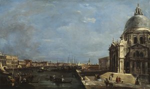 Canal Grande, Benátky, kolem roku 1760 od Francesco Guardi