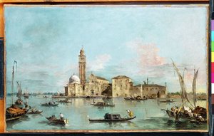 Ostrov San Michele, Benátky od Francesco Guardi