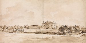 Villa Loredan, poblíž Trevisa, ca. 1778. od Francesco Guardi