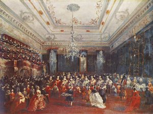 Benátský slavnostní koncert od Francesco Guardi