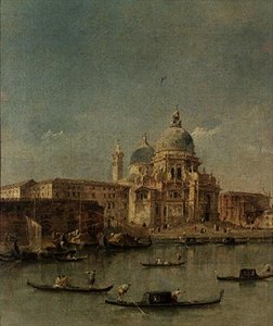 Benátky, Santa Maria della Salute od Francesco Guardi
