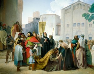 Usmíření Otty II. s jeho matkou Adelaidou Burgundskou od Francesco Hayez