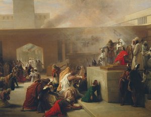 Korunovace Joas, 1839 od Francesco Hayez