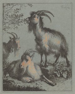 Tři kozy, 1758. od Francesco Londonio