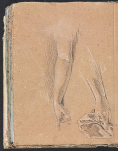 Verona Sketchbook: Paže a ruce se závěsy (strana 78) od Francesco Lorenzi