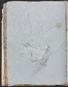 Verona Sketchbook: Studie sukna (strana 84) od Francesco Lorenzi