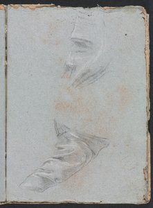 Verona Sketchbook: Drapery study strana 39, 1760. od Francesco Lorenzi