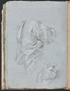 Verona Sketchbook: Studie sukna levou rukou (strana 86) od Francesco Lorenzi