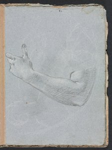 Verona Sketchbook: Levá paže a ruka strana 47, 1760. od Francesco Lorenzi