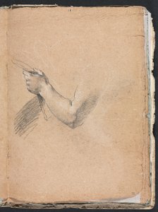Verona Sketchbook: Levá paže a ruka strana 75, 1760. od Francesco Lorenzi